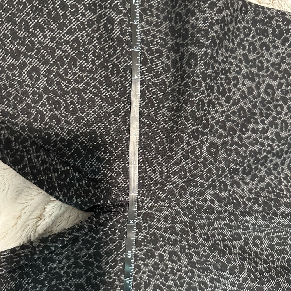 LOFT Ponte Knit Animal Print Leggings - Picture 9 of 13